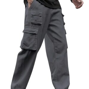 Lymio Cargo for Men || Cotton Cargo Pant || Drawstring Waist Pant (Also Available in Plus Sizes) (46-49)
